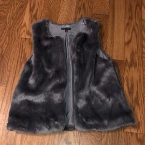 Silver Fur Vest